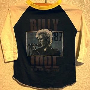 Billy Idol Whiplash Smile Tour Tee, Rowdy Sprout